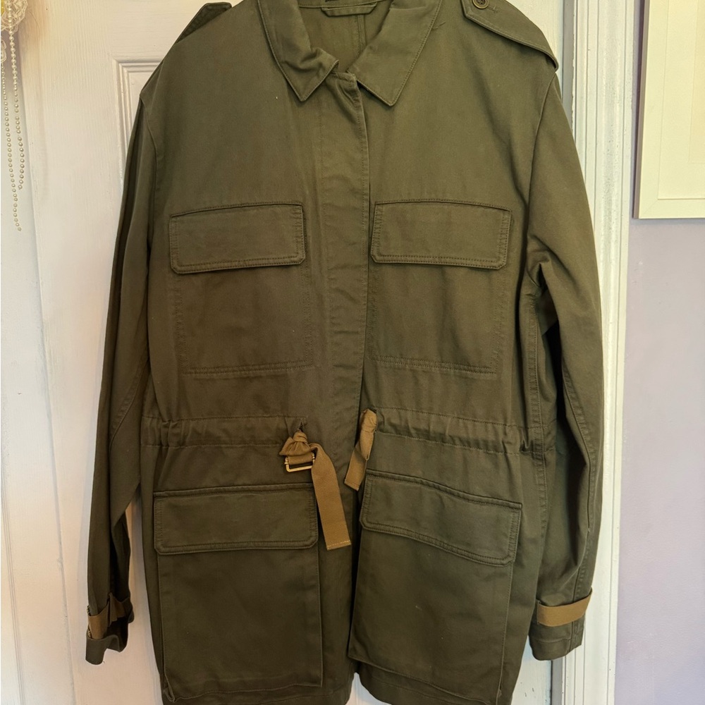 Theory Green Military Field Jacket